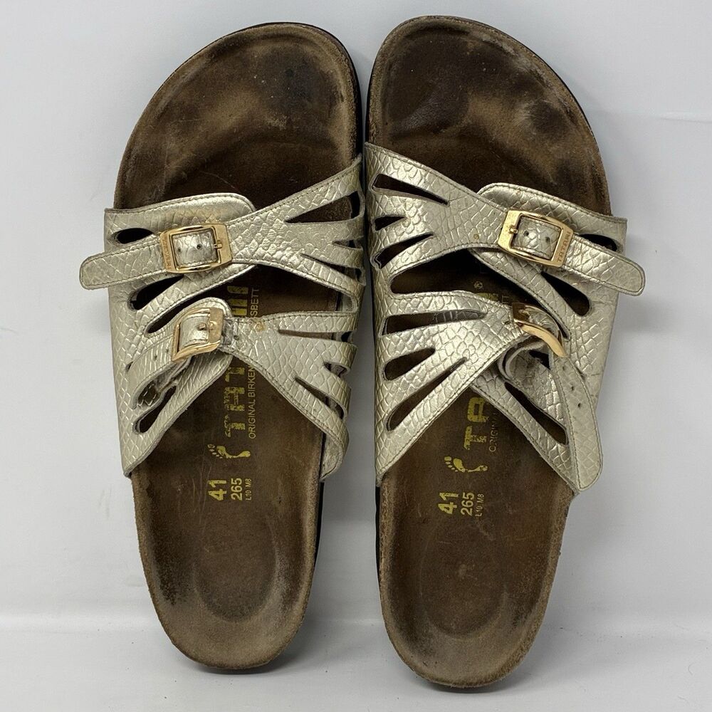 Tatami Birkenstock Women’s 41 US 10  Sunny Bronze Slides Sandals Shoe Birk Birks